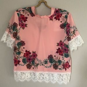 Sandro Floral Top